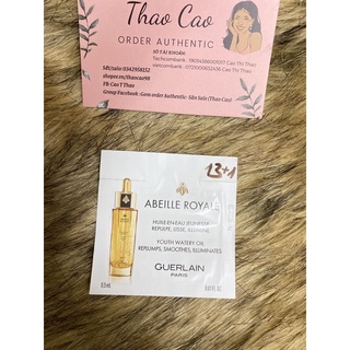 Serum dạng oil chống lão hoá guerlain abeille royale 0.5ml sample
