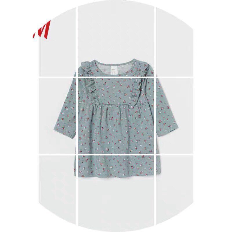 Váy thun cotton baby doll họa tiết