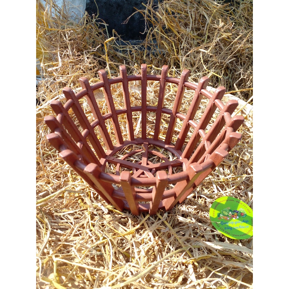 Chậu Nhựa Trồng Lan, Giỏ Trồng Lan (Phi 230x120) Chậu Trồng Cây Hoa Lan, Chậu Trồng Cây Ban Công, Chậu Treo Lan