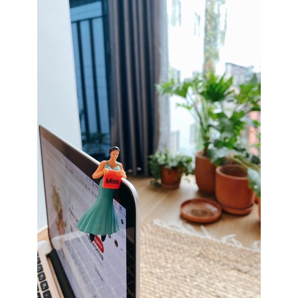 Gài cốc artwork Nhật Manga Funny Gài máy tính Gài chậu cây