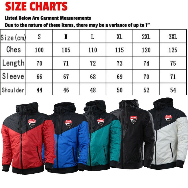 Áo Khoác Thể Thao In Logo Ducati Corse Moto Gp Thời Trang Xuân Thu