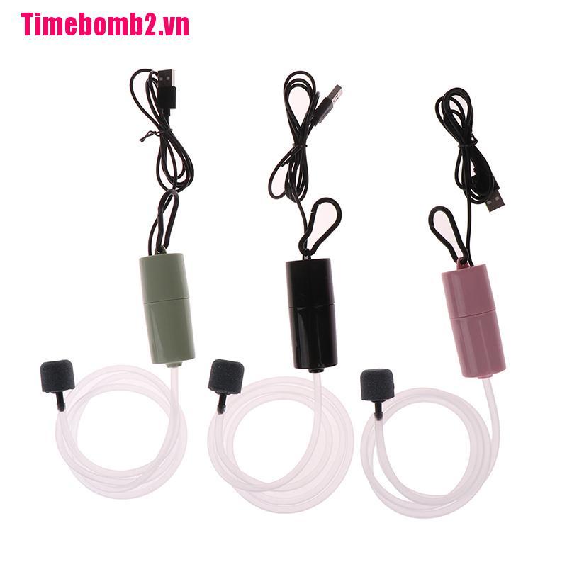 Máy Bơm Oxy Cho Sạc USB Tiết Kiệm Sức