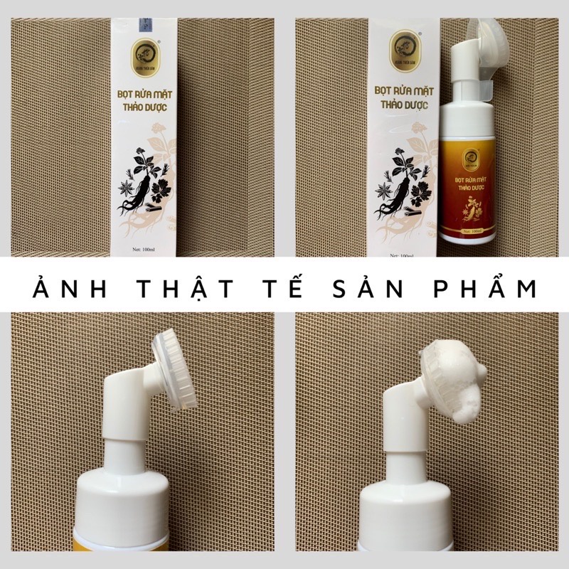 Combo tái tạo Hoàng Thiên Sâm (Serum tái tạo 30ml và BỌT rửa mặt 100ml) - hoangthiensam