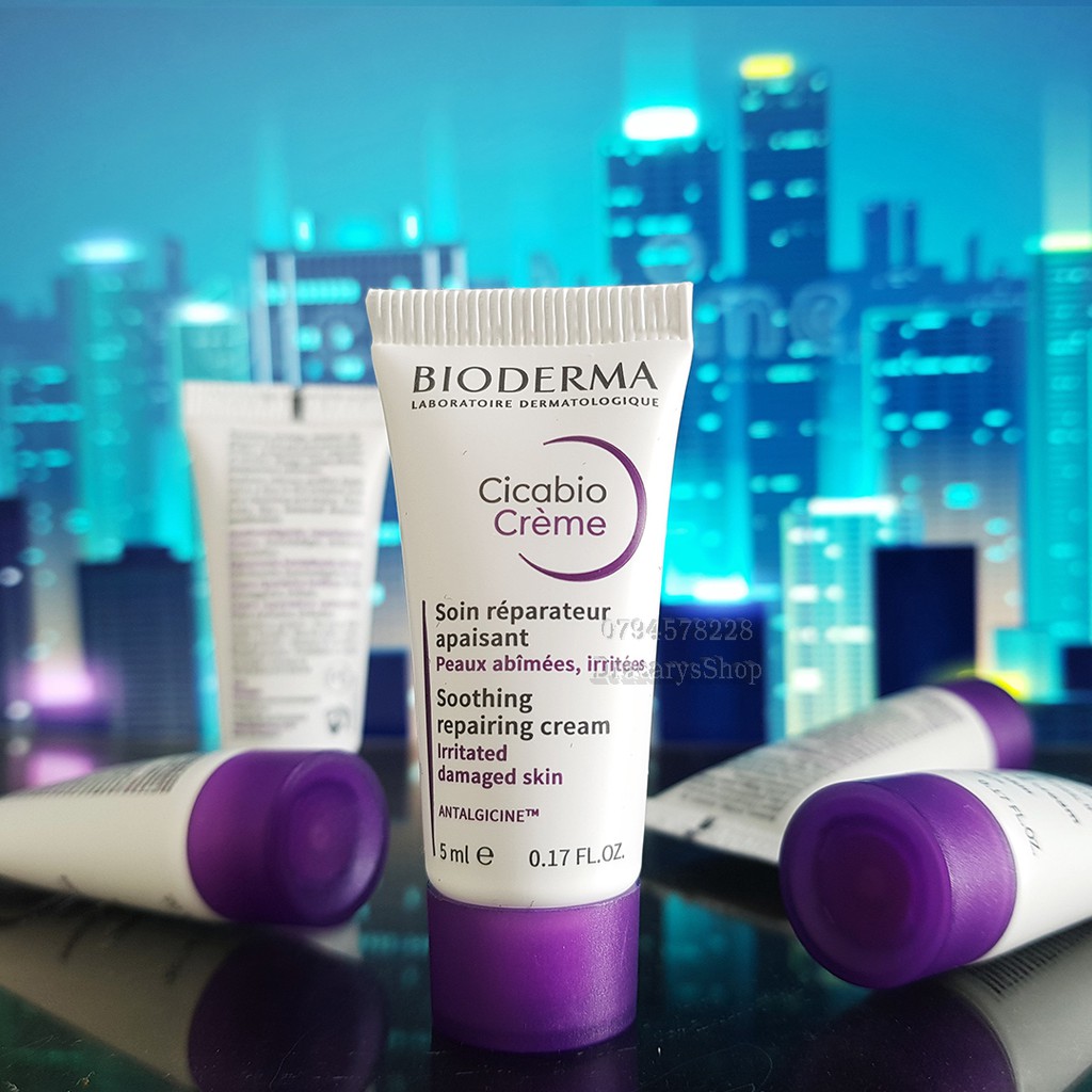 Bioderma Cicabio Creme Phục Hồi Và Làm Dịu Da Bị Kích Ứng Kem dưỡng Bioderma 5ml Sample minisize