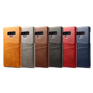 Khe Cắm Thẻ Da Giả Ốp Lưng Cho Samsung Galaxy S23 s22 s21 S8 S9 S9P note 8 9 s20fe s21fe note 20 ultra