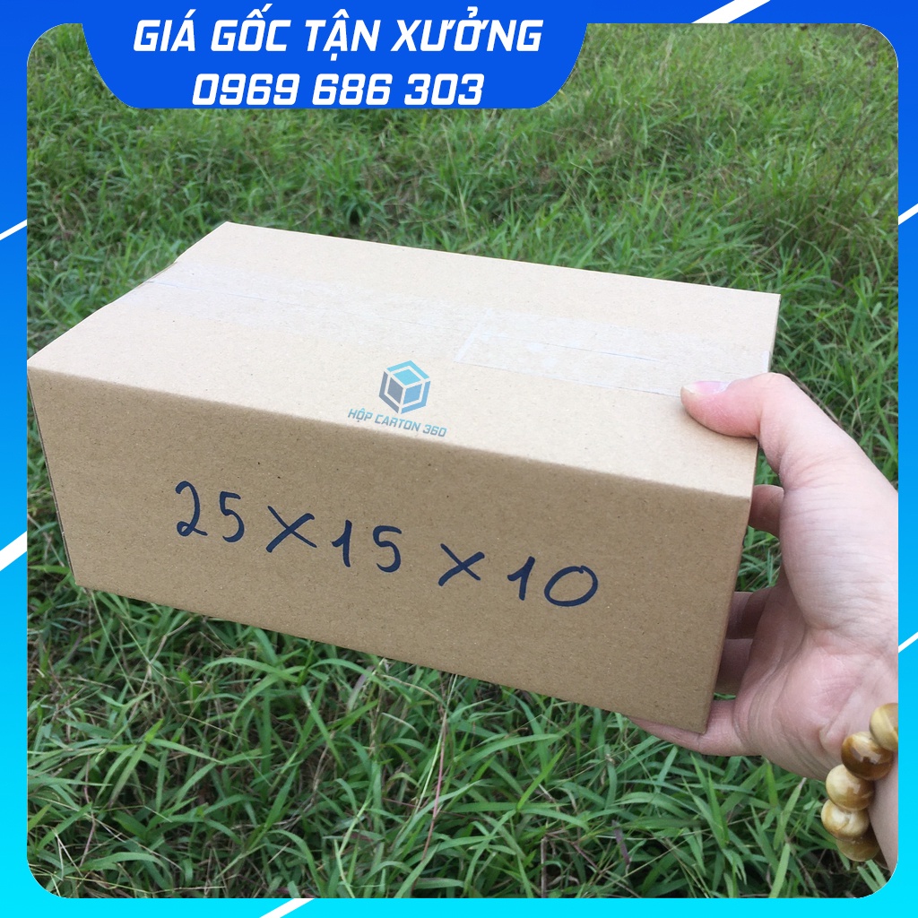 25x15x10 Hộp carton đóng hàng