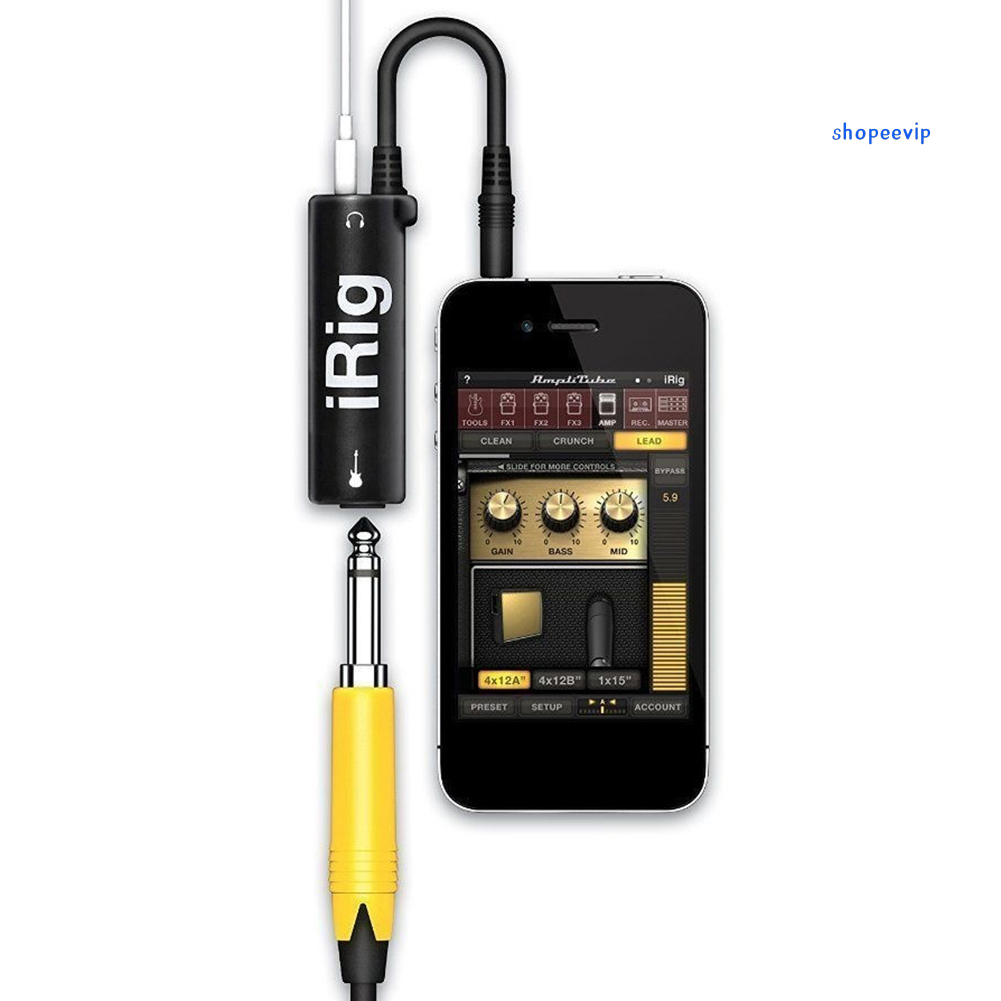 IRIG IPHONE Bộ Chuyển Đổi Âm Thanh Cho Đàn Guitar Điện Tử