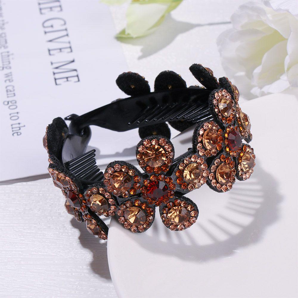 MAG Kẹp Tóc Đính Pha Lê Thời Trang Cho Nữ