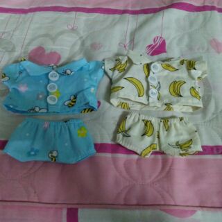Set pijama ngủ cho doll 15cm
