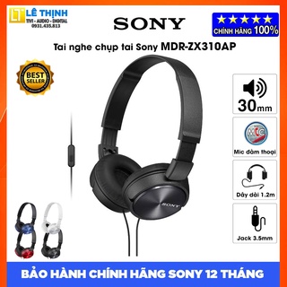 Tai nghe Sony MDR-ZX310AP | Hãng phân phối | Bảo hành chính hãng 12 tháng toàn quốc