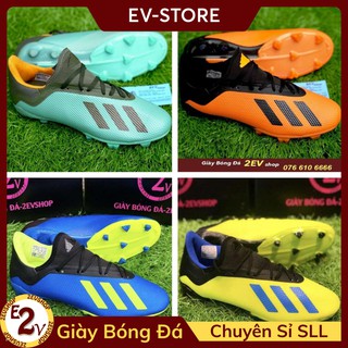 [FreeShip] Giày Đá Bóng Sân Cỏ Thật 𝗙𝗚 𝗔𝗱𝗶.𝗱𝗮𝘀 𝗫𝟭𝟴 Đủ Màu Đã Khâu Đá Bóng Nam Cao Cấp