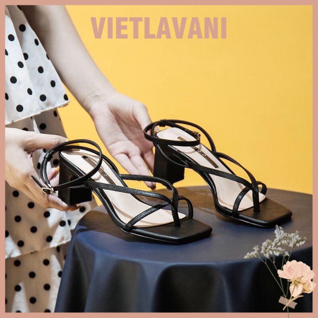 Sandal cao gót xỏ ngón tôn dáng siêu xinh mã LNS13