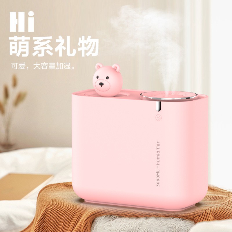 Máy tạo độ ẩm không khí BẢO HÀNH 12 THÁNG máy phun sương Humidifier dung tích 3.3 lít công suất 200ml/h - M202