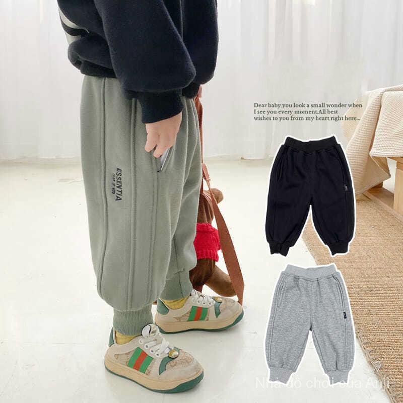 Boys Plus Child ， One Piece Cashmere Sports Children ， Casual Baby Pants