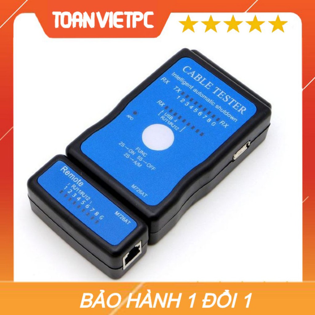 Thiết bị test cáp mạng | Hộp kiểm tra dây mạng đa năng M726AT | SY-168- Test được cả dây usb-dây máy in