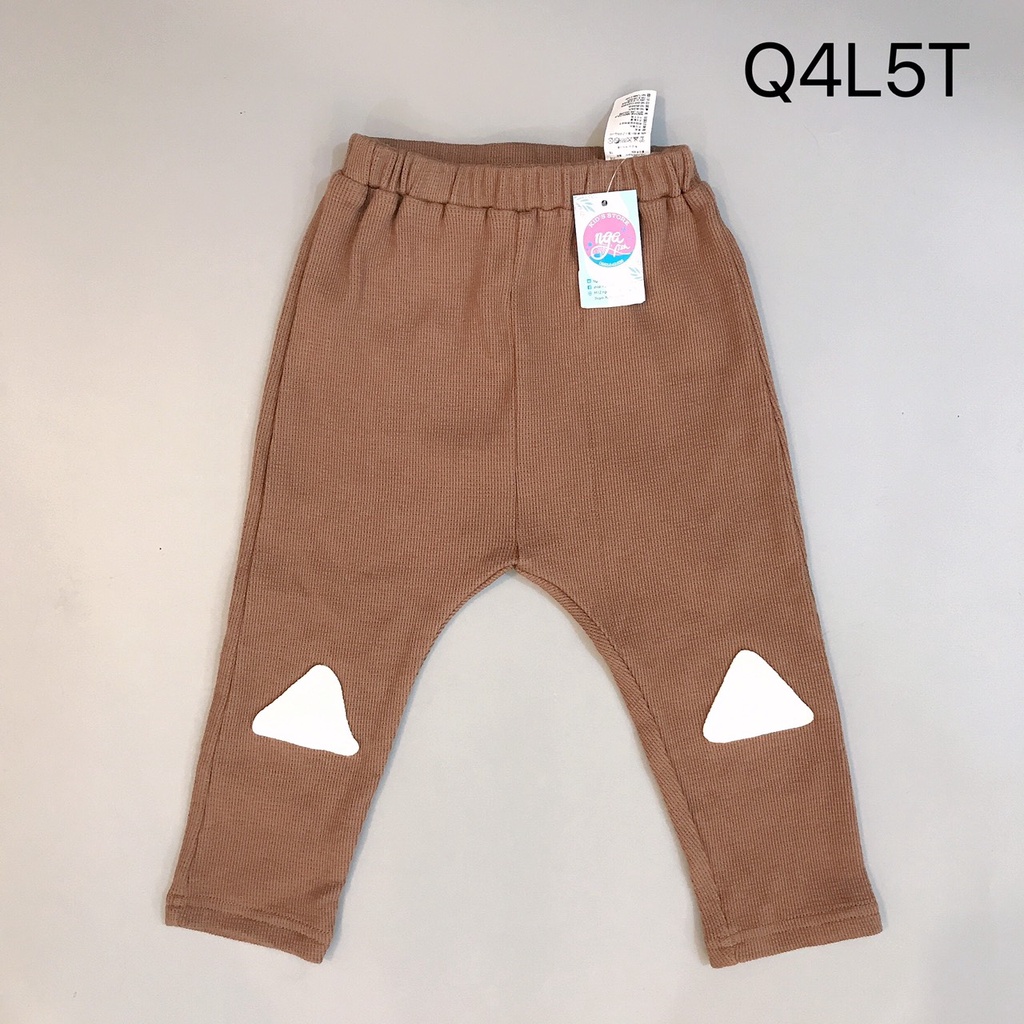 Quần nâu len tăm đáp gối Nga Fish Q4L5T