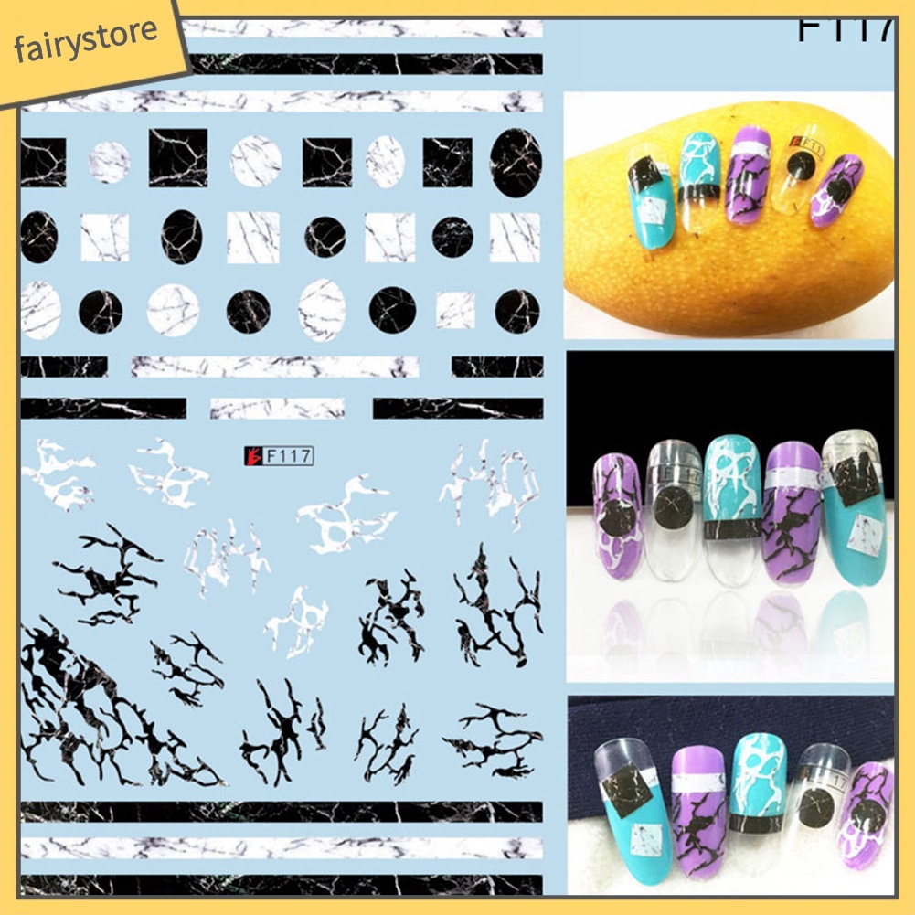 Tờ Miếng dán trang trí móng tay xinh xắn