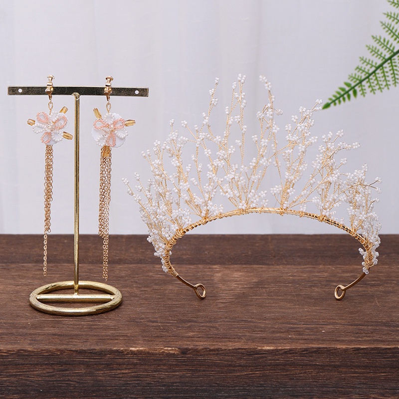 ❤Khuyên Tai Nữ Kiểu Dáng Vương Miện Thời Trang Độc Đáo