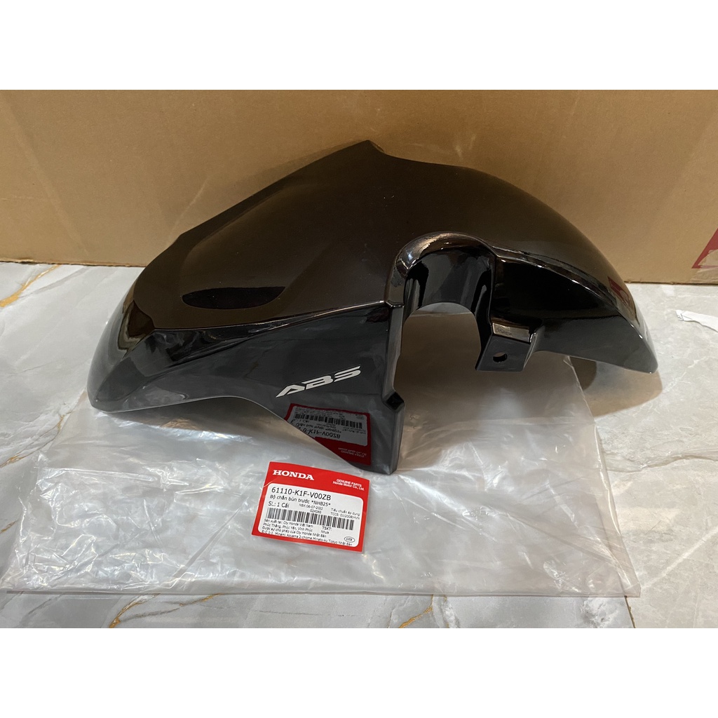 Bộ chắn bùn A trước - dè trước HONDA AIR BLADE 150 năm 2020-2021 màu Đen bóng. *NHB25* 61110K1FV00ZB