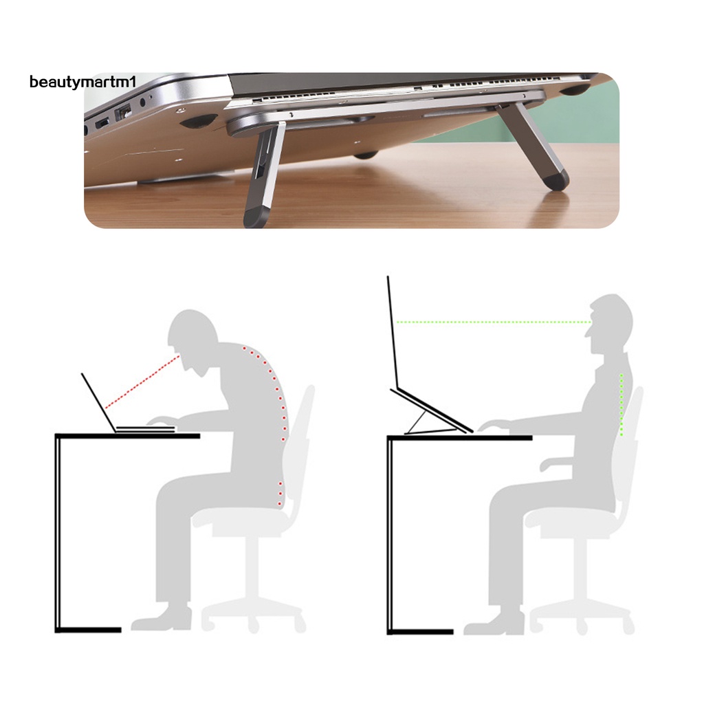 (Shop Amart) Giá Đỡ Hợp Kim Nhôm Tản Nhiệt Cho Laptop