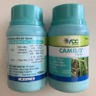  CAMILO 150SC - Chế phẩm trừ bệnh đốm vần, chín sớm (CHAI LƯỚN 250ML)