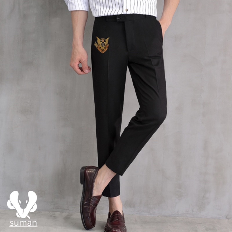 Quần Tây Nhỏ Logo Đính Đá Ống Côn Size 23->27, 33-34