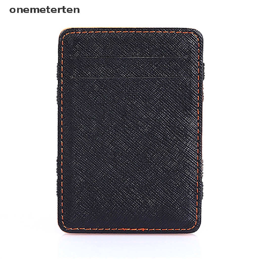 Rten Thin Mini Wallet Men Business PU Leather Magic Wallets Credit Card Holder n