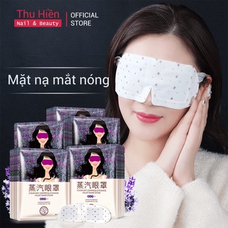 Mặt mạ chườm mắt nóng hương hoa lavender BIOAQUA ngăn bọng mắt, giảm quầng thâm, giúp ngủ ngon - hàng chính hãng