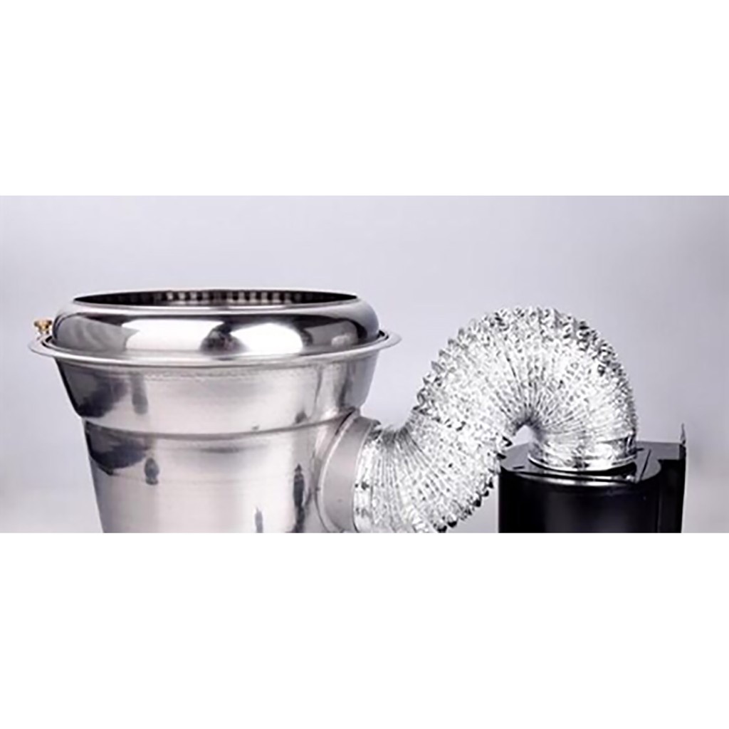 Phi 125mm  - Ống bạc thông gió thoát khí dài 1-8m