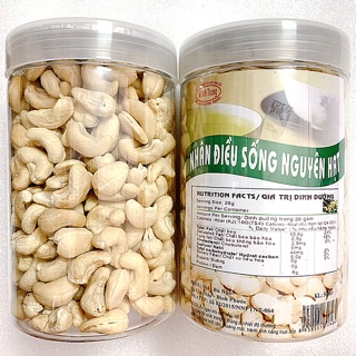 500g HẠT ĐIỀU SỐNG ĐÃ TÁCH VỎ LỤA