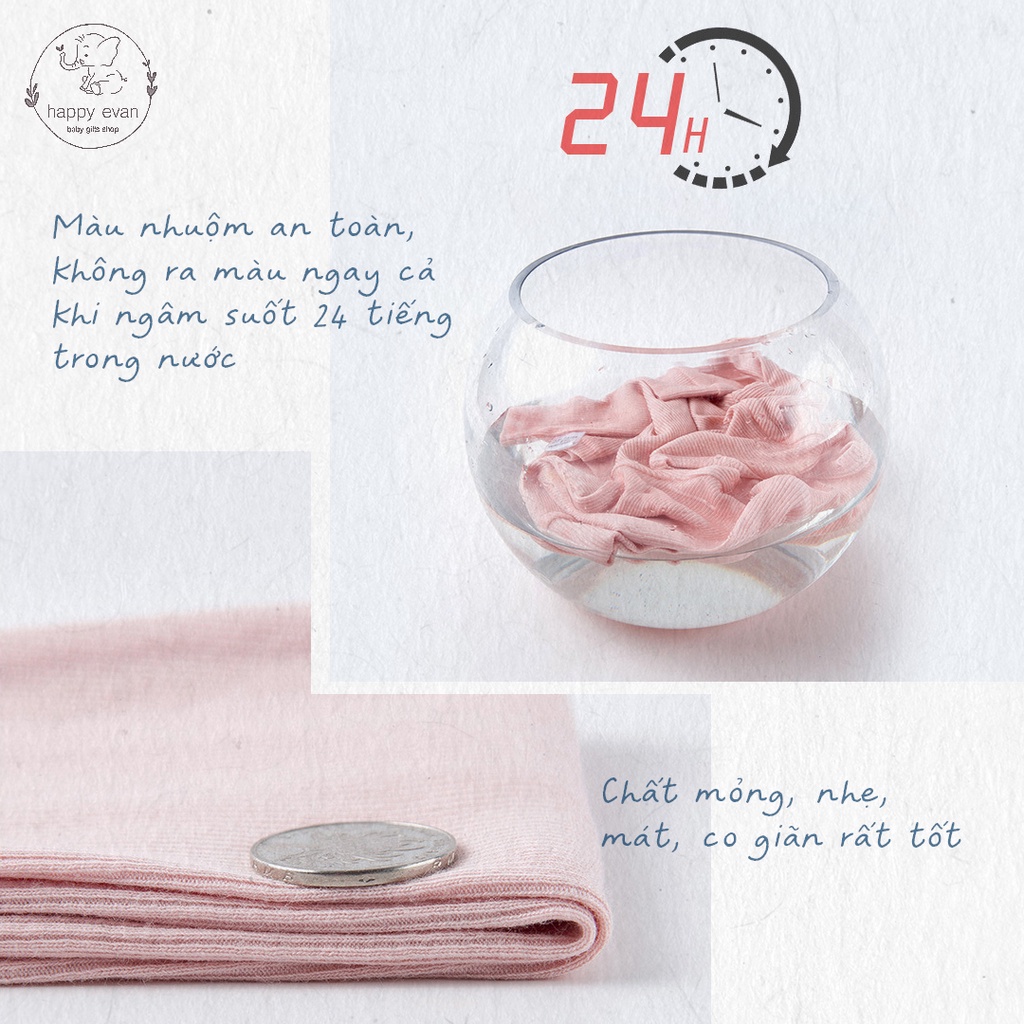 🅷.🄴🅅🄰🄽 Body chip dài tay, chất thun gân cao cấp cho bé trai bé gái, chất mềm mát co giãn tốt, thoáng khí.
