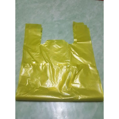 1kg túi nilon gai, nilon bóng, túi xốp, túi zin bóng, túi gai zin có quai xách màu VÀNG