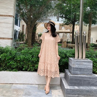 Váy ren suông cao cấp