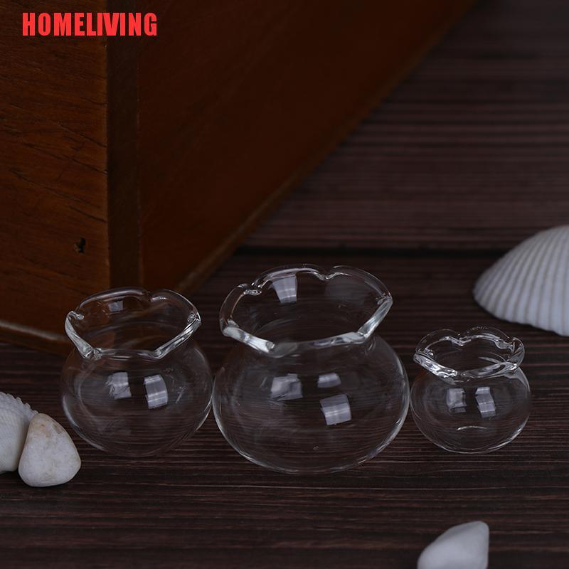 Bể Cá Bằng Thủy Tinh Trong Suốt Dùng Trang Trí Nhà Búp Bê 1: 12