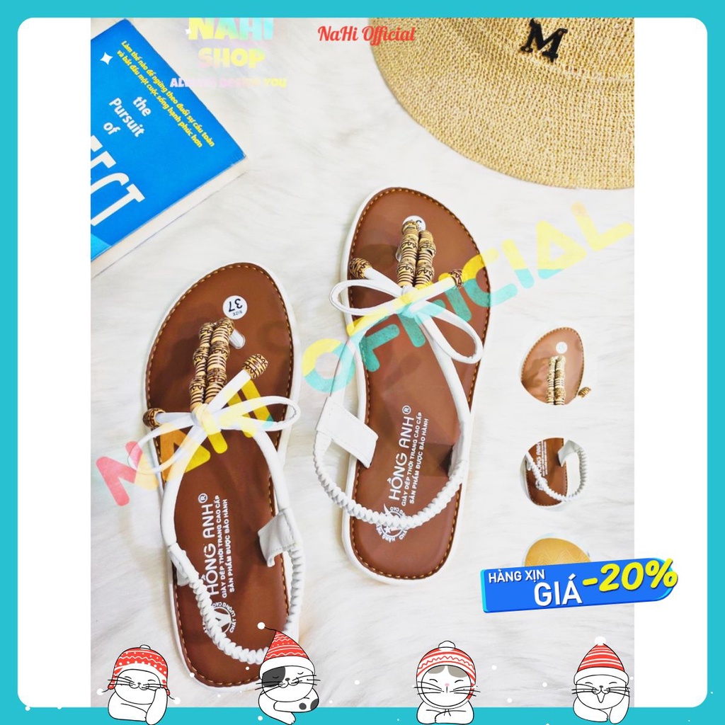 SANDAL NỮ XỎ NGÓN THỔ CẨM ĐAN NƠ SIÊU DỄ THƯƠNG SIÊU XINH NAHI NGOCHIEU1111