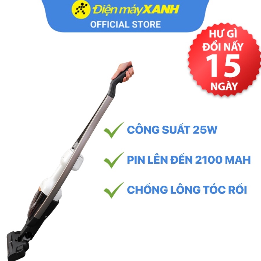 Máy hút bụi cầm tay Electrolux PQ91-3BW công suất 25W có đầu hút cho xe hơi - Chính hãng BH 2 năm