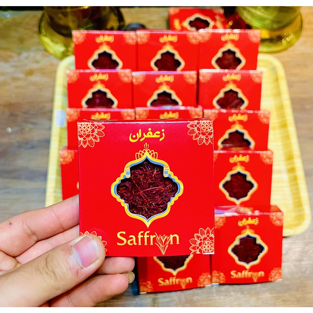 [Giá sỉ]Nhụy Hoa Nghệ Tây Safron Hộp 1 gr - Hàng Loại 1