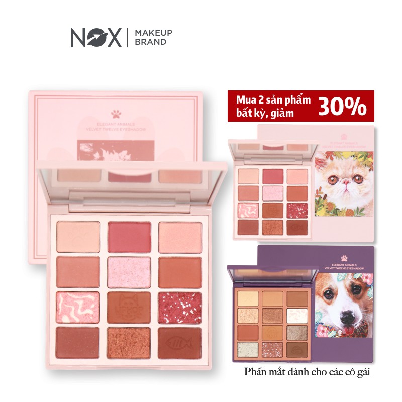 Bảng Phấn Mắt NOX 15g 12 Màu Trang Điểm Chất Lượng Cao | BigBuy360 - bigbuy360.vn
