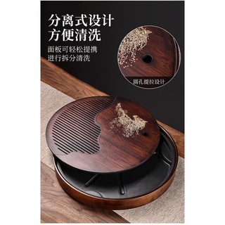 Khay uống trà tre hình tròn cao cấp