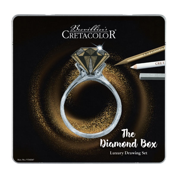 Set chì màu và phấn Cretacolor The Diamond Box - 15 sản phẩm