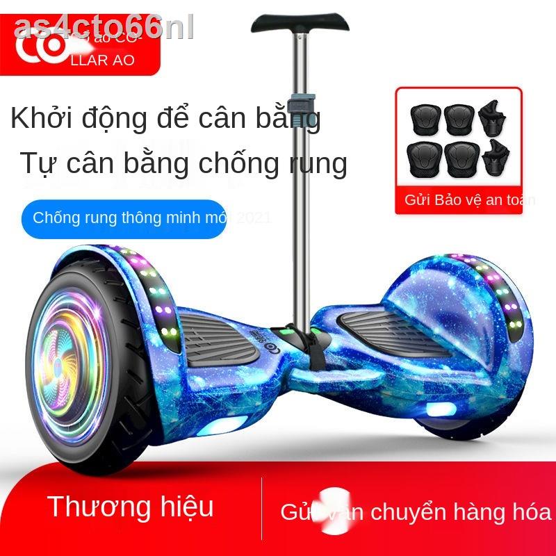 Xe ô tô điện tự cân bằng Lingao dành cho trẻ em song hai bánh thông minh 10 tuổi 8 mới 12