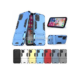 Ốp lưng iphone 11, 11 pro, 11 pro max chống sốc iron man có chân dựng máy