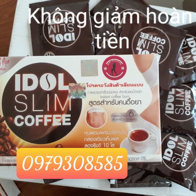 [KHÔNG GIẢM HOÀN TIỀN] IDOL SLIM COFFEE GIẢM CÂN GIẢM MỠ CỰC MẠNH CHUẨN  MẪU CŨ THÁI LAN