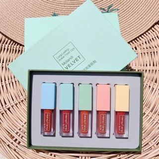 Set son kem 5 cây Heng Fang Molandi Velvet