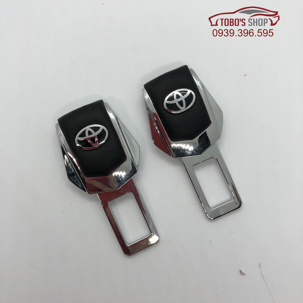 Chốt An Toàn Xe Hơi Cao Cấp, Bộ 2 Chốt Khóa Cho Xe Tiện Dụng VER2 - Full Logo Hãng - CARZONE