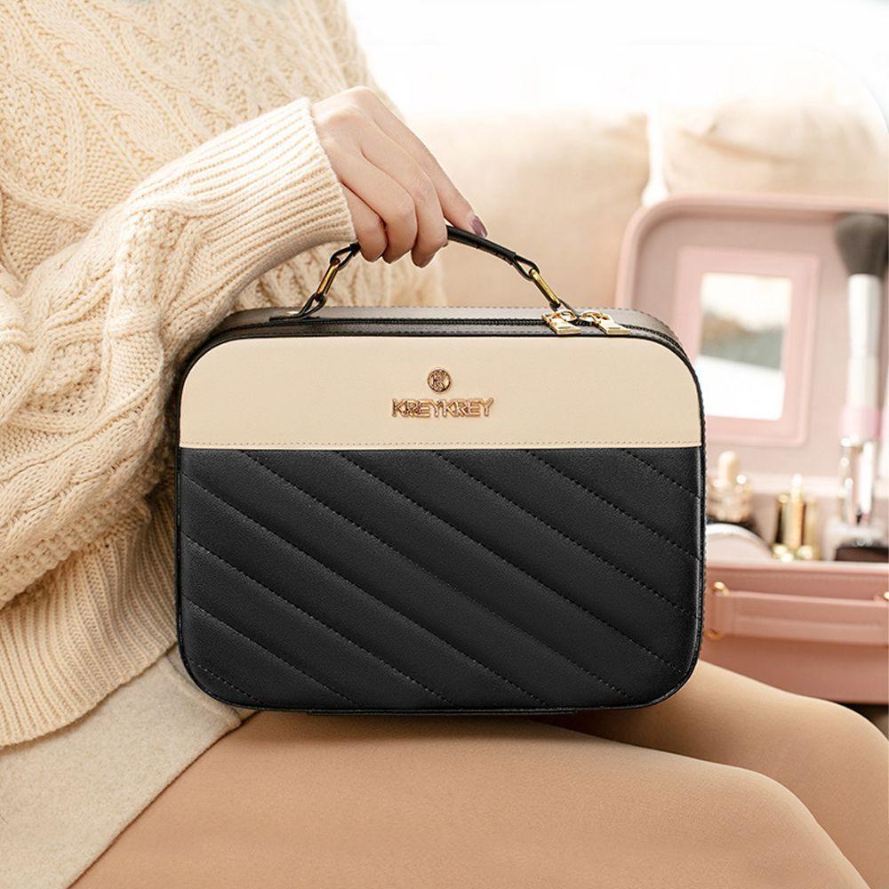 OCEANMAP Túi Đựng Đồ Trang Điểm In Chữ Chống Thấm Nước Tiện Dụng Cho Nữ