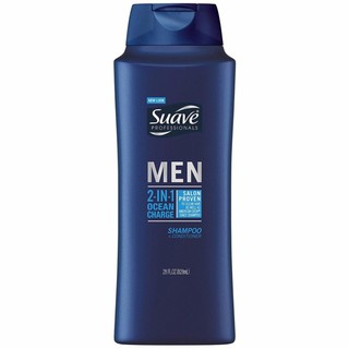 Dầu gội & xả nam 2 trong 1 Suave Professionals Men Shampoo and Conditioner Ocean Charge 828ml (Mỹ)