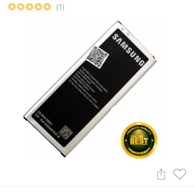 Pin samsung Note Edge, dung lượng 3000mAh