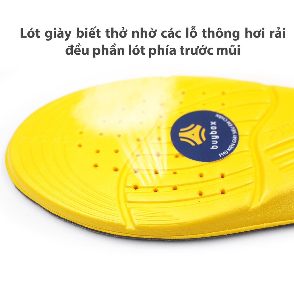 Lót giày thể thao EVA biết thở và có gel chống thốn gót buybox BBPK26