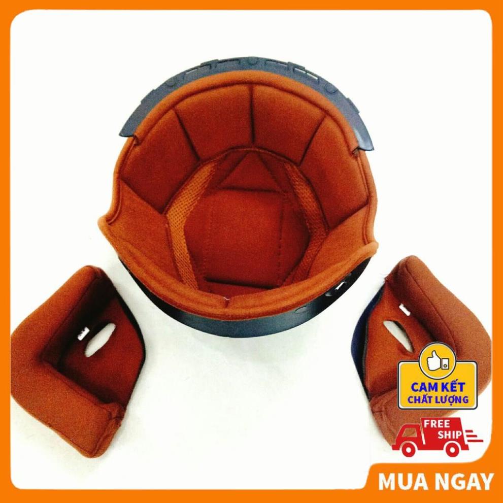 Bộ lót thay mũ bảo hiểm Royal kính âm M139 royal m266 Roc 01 03 05 08(2 ốp tai và 1 lót)